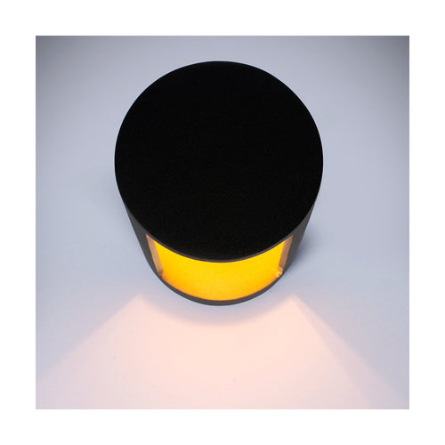 Atmooz wandlamp Oswin - zwart - 9,5 x 12 x H 9,5 cm - G9