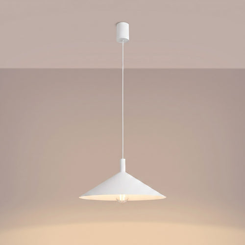 Sollux Lighting Hanglamp NOX 40 wit - 40x40x135cm