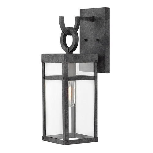 Elstead Hinkley Porter Outdoor Wandlantaarn Verouderd Zink, IP44