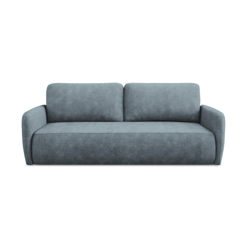 LaMiaSofa 3-zits slaapbank Corle - chenille stof - jeans - 218x102x86
