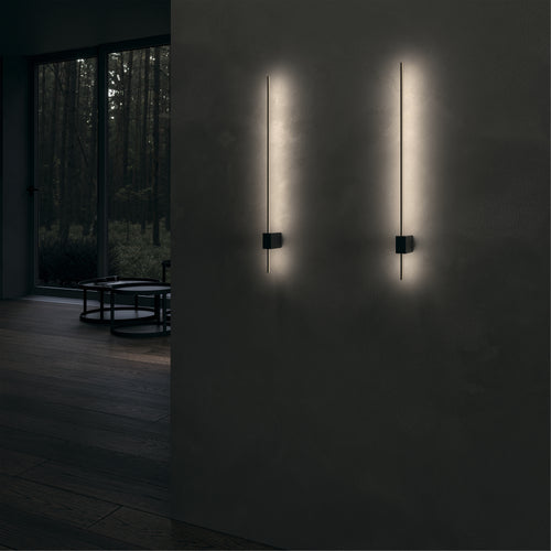 Maytoni wandlamp Pars - Zwart - 62.3x7x3 cm