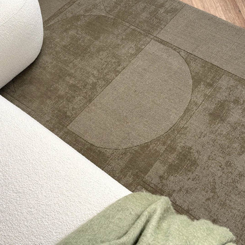 Wollen vloerkleed Twig groen - Interieur05 - 160 x 230 cm - vtwonen shop