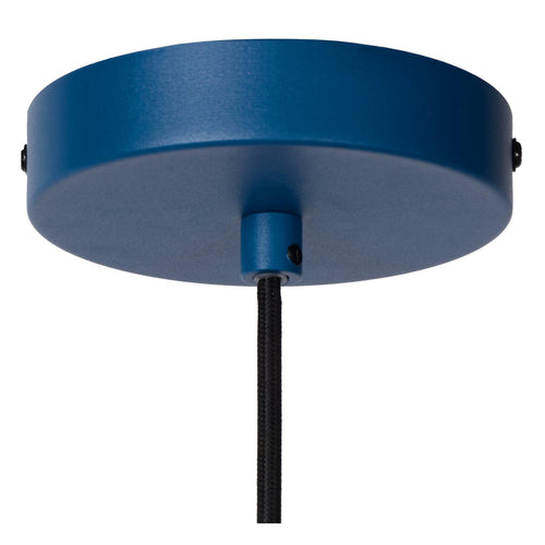 Lucide hanglamp SIEMON - 1xE27 - Blauw - vtwonen shop