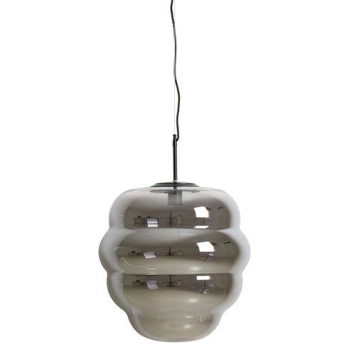 Light & Living hanglamp Misty - grijs - Ø45cm - vtwonen shop