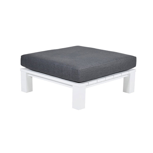 Cube lounge tafel - 100x100 cm - mat wit - reflex black - vtwonen shop