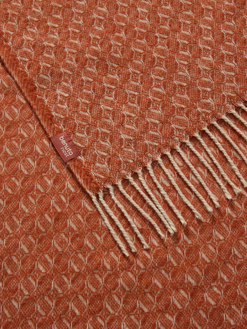 benuta deken Liana - rood - 130x180 cm