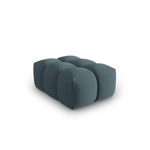 Cosmopolitan Design - Poef Verona structurele stof lichtblauw - 85x60x40cm