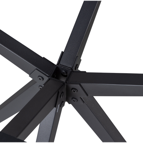 WOOOD kruispoot Holland - Metaal - Zwart - 72x80x80 - vtwonen shop