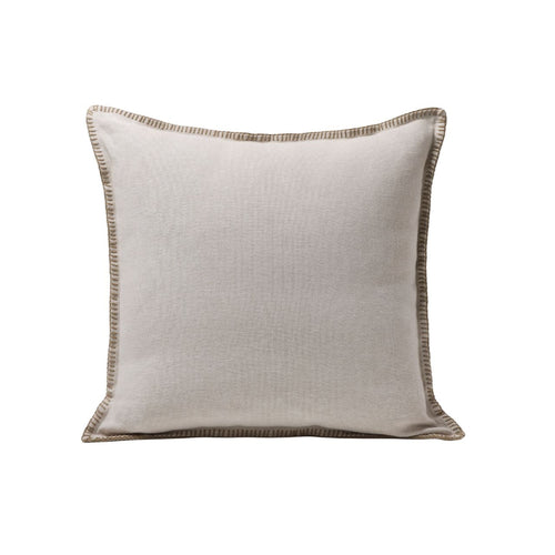 Madura Kussenovertrek Nino beige en slinger 50x50 cm
