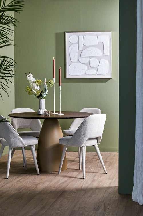 Light & Living ornament NIEVES - 80x3.5x80 cm - bruin - vtwonen shop