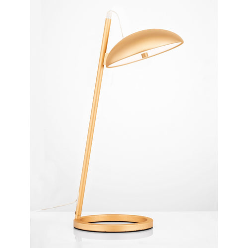 Nova Luce FLUTE Bureaulamp Sandy Gold Dimbaar LED 18W 1105lm 3000K