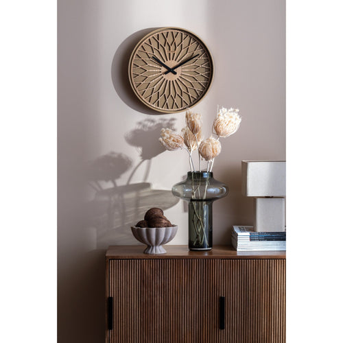 Karlsson wandklok Girasol - bruin - Ø40.6cm