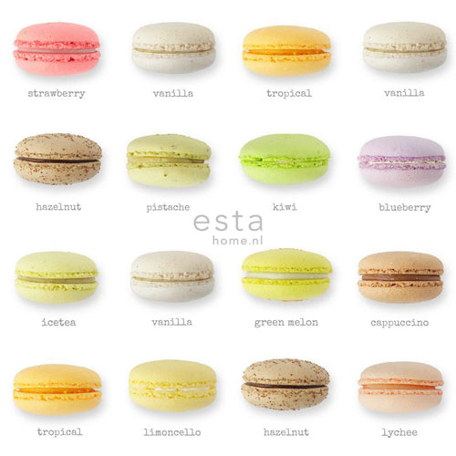 ESTAhome XXL behang macarons meerkleurig - 50 x 900 cm - 158103 - vtwonen shop