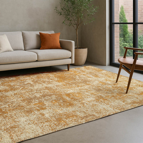 Lola&Moi vloerkleed Hoi An - geel - 240x340cm - vtwonen shop