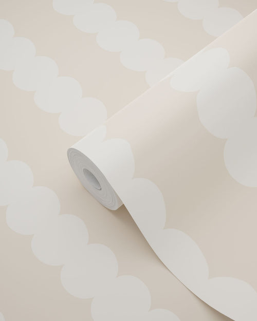 ESTAhome behang grafische print beige - 0.53 x 10.05 m - 131742