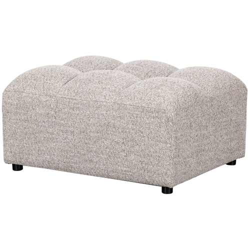 WOOOD hocker Allure - Geweven Stof - Naturel Melange