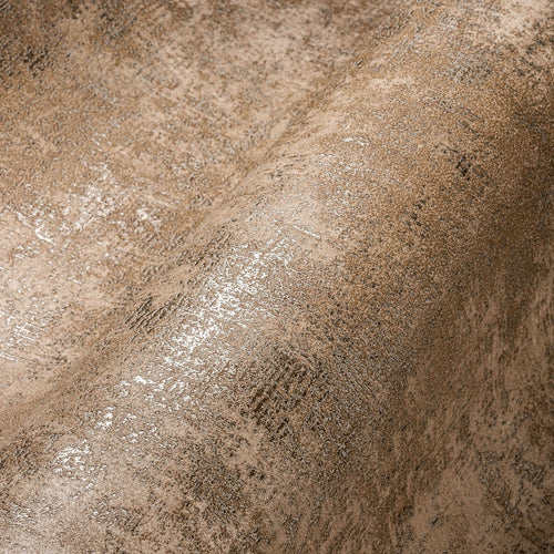 A.S. Création behang met structuur beige en goud - 53 cm x 10.05 m - AS-388332