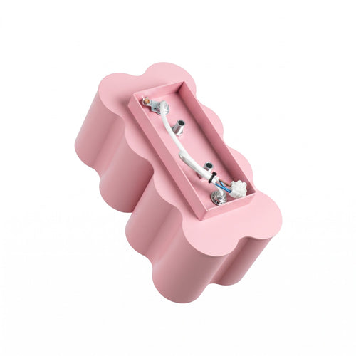 Sollux Lighting Plafondlamp OVIO 2 roze GU10 - 24,5x12x12cm