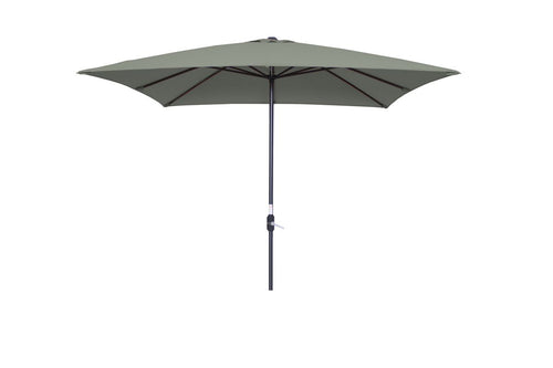 Lotus parasol - 250x250 cm - carbon black - olijf - vtwonen shop
