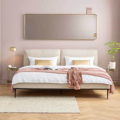 Kare Design Spiegel Curve rechthoekig 200x70cm messing - vtwonen shop