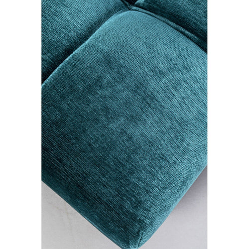 Kare Design Kruk Nia fluweel blauw