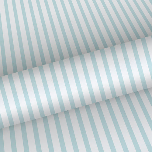 Sanders & Sanders behang strepen lichtblauw en wit - 53 cm x 10 m - 640474