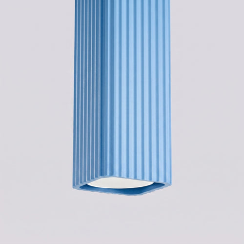 Sollux Lighting Hanglamp RAYO 1 azuurblauw - 8x8x118cm