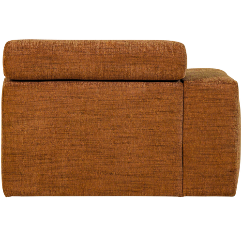 WOOOD 1-zits element bank arm links Novi - Polyester - Oranje Melange - 86x109x113 - vtwonen shop