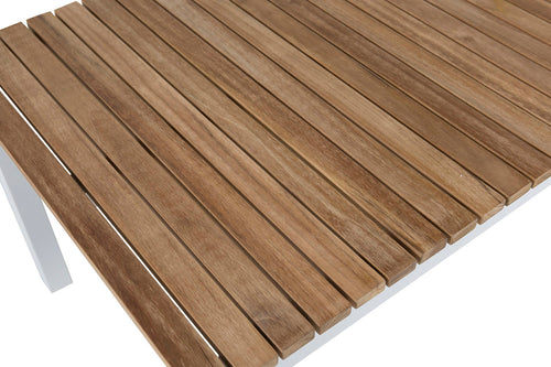 Rebellenclub Tuin Salontafel Yew - 110 x 60cm - Naturel Hout