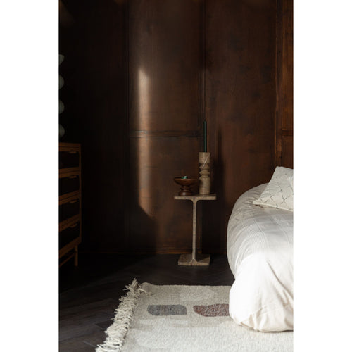 Dutchbone Satpura Bijzettafel Vierkant 31x31 cm Marmer Bruin - vtwonen shop