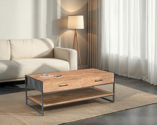 Livingfurn salontafel Elin - 120cm - bruin