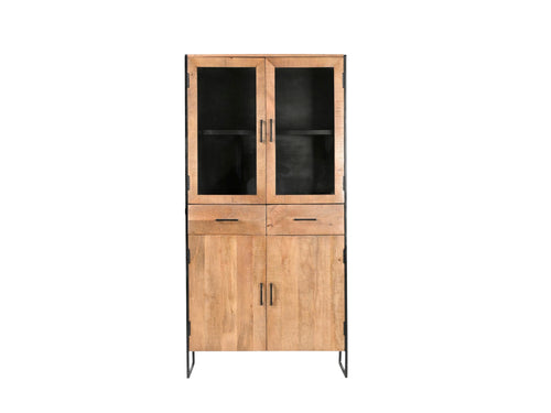 Livingfurn kast Elin - bruin - 90x40x180 - vtwonen shop