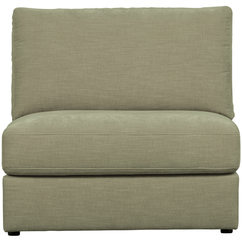 vtwonen 1-zits bank element zonder arm Family- Polyester - Groen - 85x90x98
