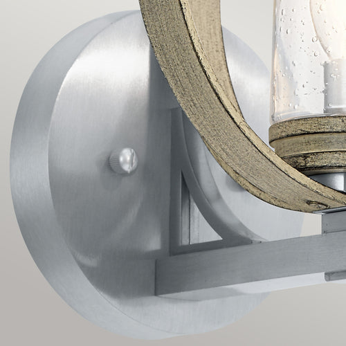Elstead Kichler Grand Buiten moderne wandlamp verweerd antiek grijs, IP44
