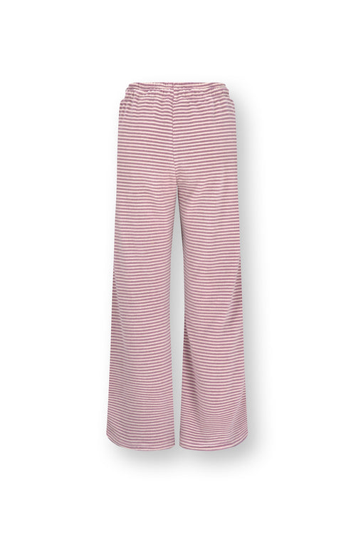 Pip Studio - Britta Pyjamabroek - Dames - Little Sumo Stripe - Lila - M