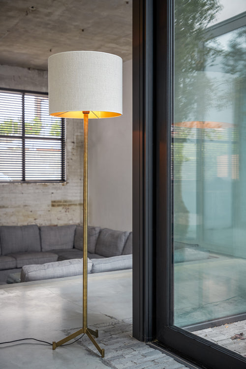 Light & Living vloerlamp DENNIS - Ø30x131cm - brons