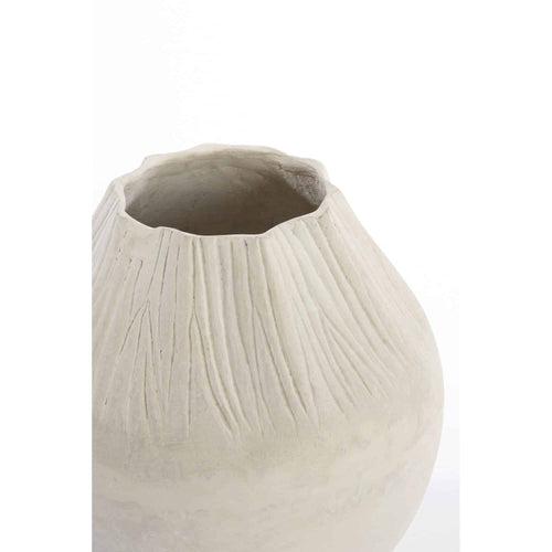 Light & Living bloempot Acda - wit - Ø30.5cm