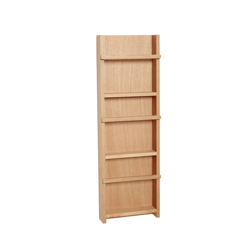 Hübsch tijdschriftenhouder Vertigo - mdf/oak veneer/oak wood - 11x34xh105cm