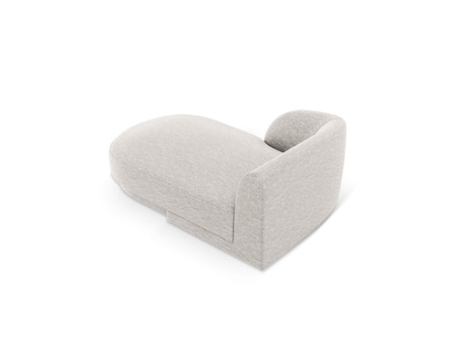 Micadoni linker meridiaan Miley 2-zits, structurele stof geld - 156x90x70cm
