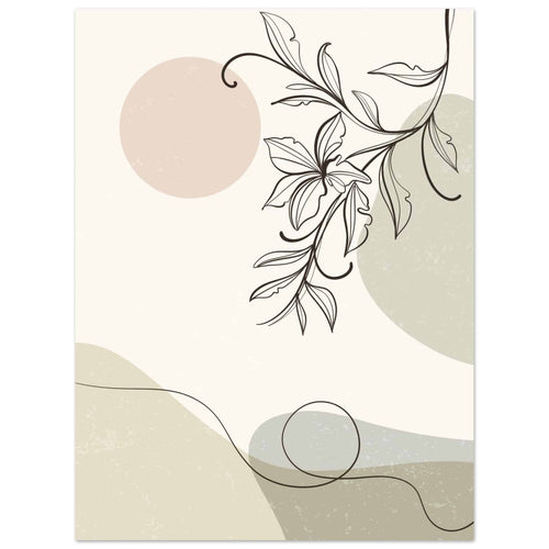 Artfulprints  Boho – Soft botanics   poster 30x40 cm - vtwonen shop