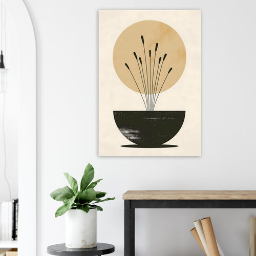 Artfulprints  Boho – Sun bowl   poster A4 21x29.7 cm - vtwonen shop