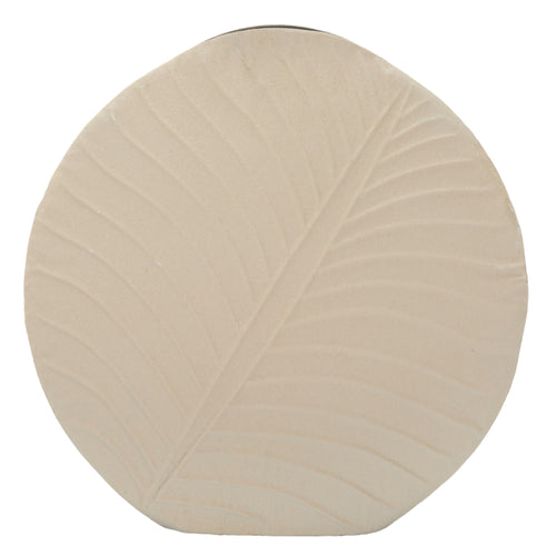 Mauro Ferretti vaas - Ø 41,5x14 cm - creme