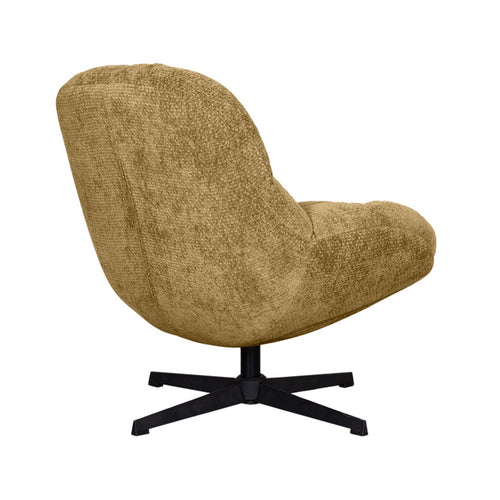 LABEL51 Fauteuil Huxley - Geel Stof - Draaibaar - vtwonen shop