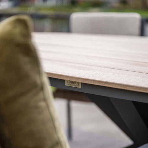 Garden Impressions tuinset Pemba - Tulli - taupe - 220x115 cm - 7-delig