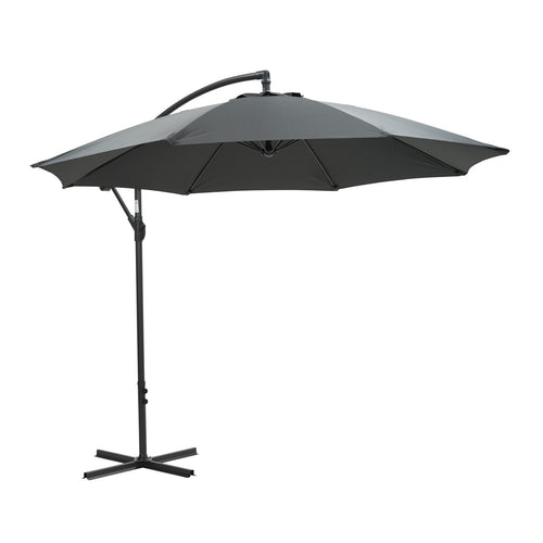 Garden Impressions zweefparasol Athene donker grijs - Ø300 cm - vtwonen shop