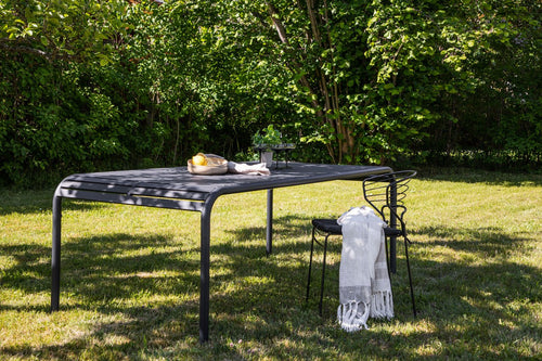 Rebellenclub Rechthoekige Tuintafel Apollo - 200 x 100 cm - Antraciet - vtwonen shop