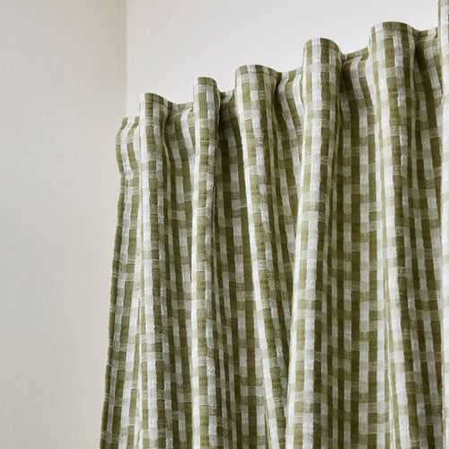 Madura Gordijn Castin natuurlijk en olijf 145x280 cm