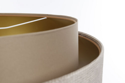 bpskoncept hanglamp Doblo Elegant - beige - Ø60 cm