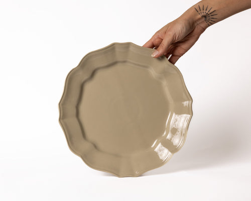 Mimo Homeware dinerbord Wild Olive - 29,5 cm - Set van 2