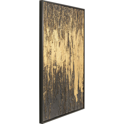 Kare Design Schilderij Abstract zwart 80x120cm - vtwonen shop